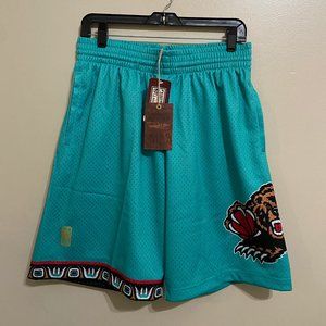 Mens Mitchell & Ness 96' Grizzlies Throwback Basketball NBA Swingman Shorts
